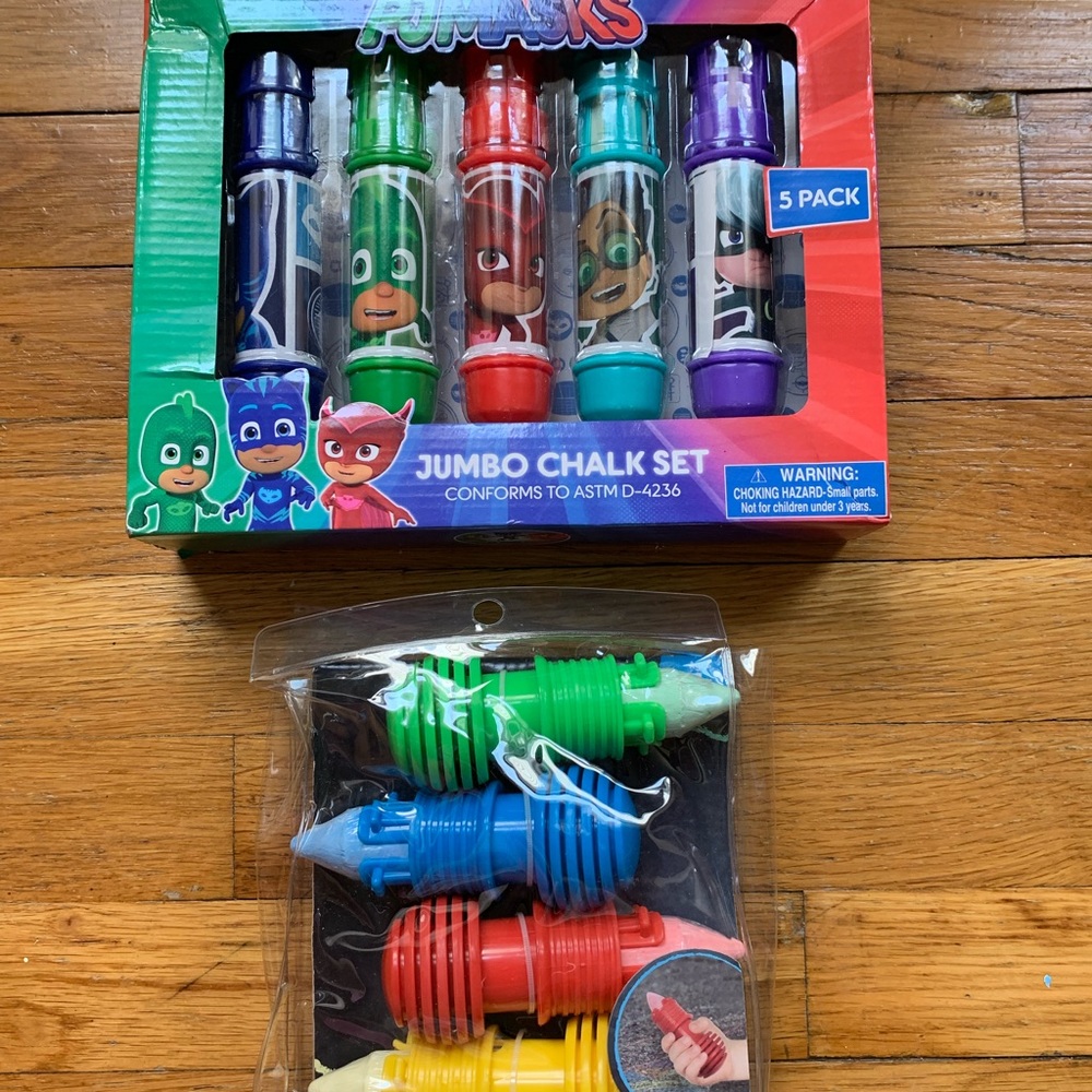 Kids sidewalk chalk